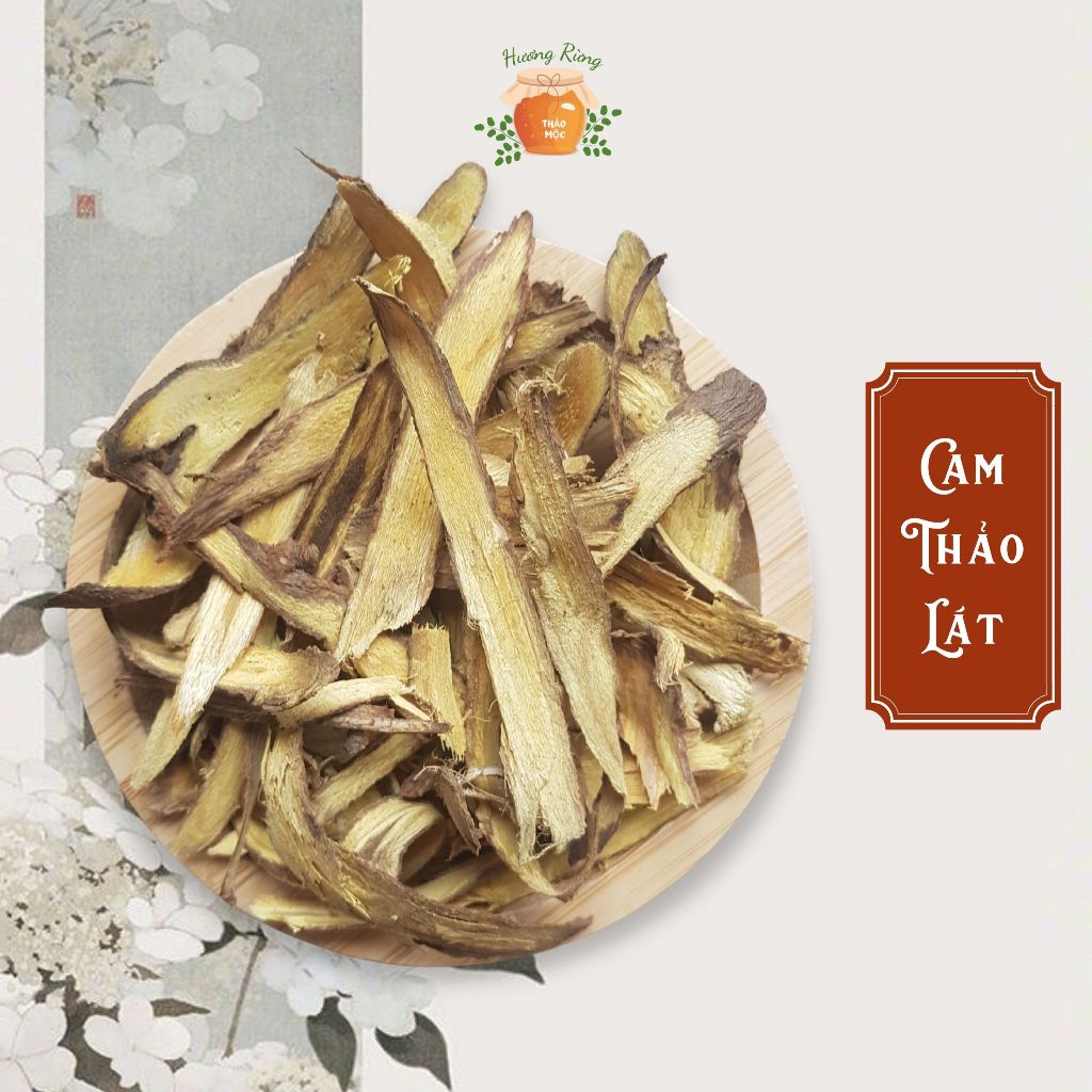 Cam Thảo Lát Sấy Khô Túi 1kg HƯƠNG RỪNG