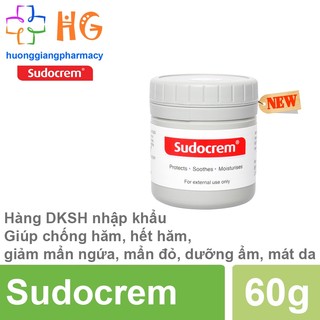 Kem hăm cho bé Sudocrem Baby Kem chống hăm cho bé giúp giảm hăm tã hăm da hăm bẹn trẻ sơ sinh bị hăm đỏ hậu môn Hộp 60g