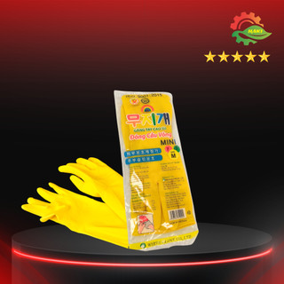 Găng tay cao su rửa bát, dọn bếp mini Đông Cầu Vồng Haki Plus