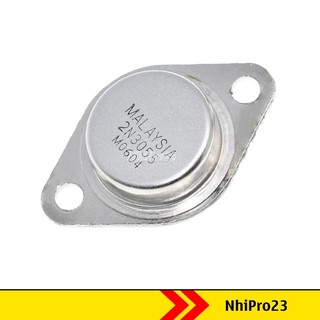 2n3055 transistor npn 15a 100v to-3 sò sắt