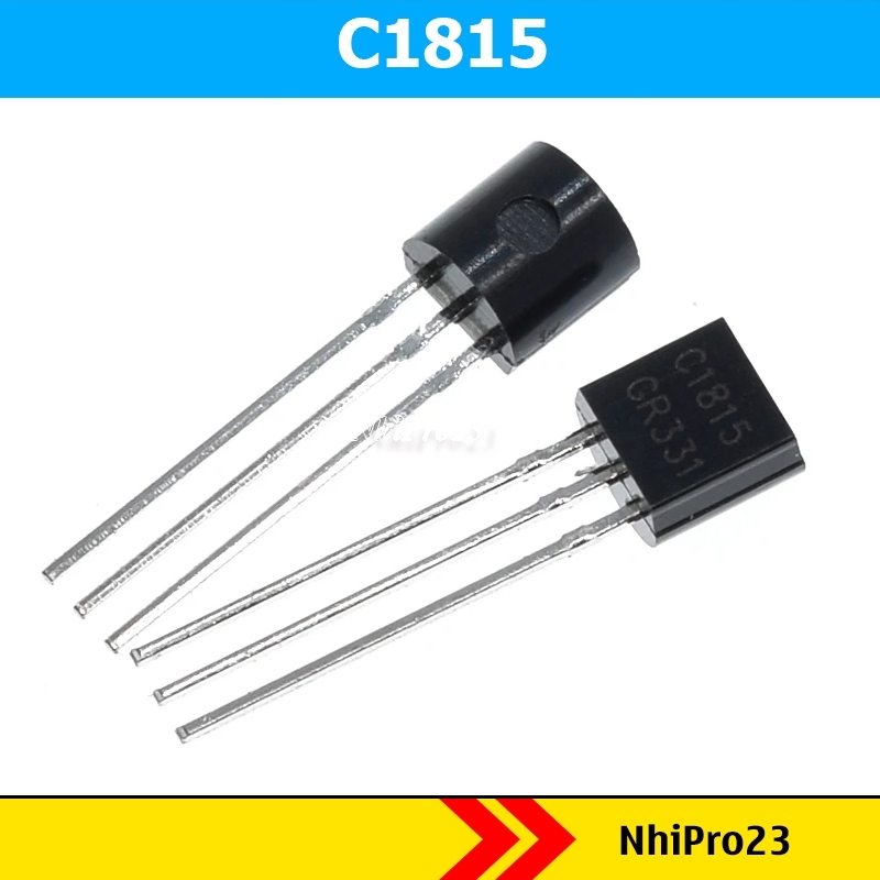 Gói 10 - Transistor C1815 2SC1815 0.15A 50V Chân Cắm TO-92 NPN