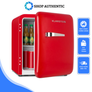 Tủ lạnh mini klarstein, dung tích 48l, dùng trữ đồ uống, mỹ phẩm, đồ cá nhân, nhập đức, bh 12 tháng, shop authentic