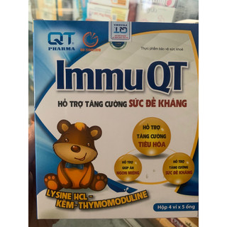 Immu QT hỗ trợ tăng cường sức đề kháng.