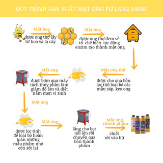 Mật ong Pơ lang Farm (Mật ong nguyên chất)