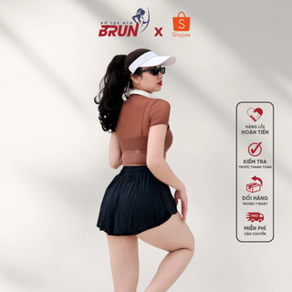 Quần Đùi Thể Thao 2 Lớp RUNNING - Chất Thun Lạnh Cao Cấp - BRUN