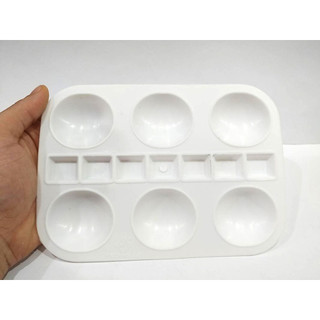 Khay pha màu nước 13 ô bằng nhựa cao cấp