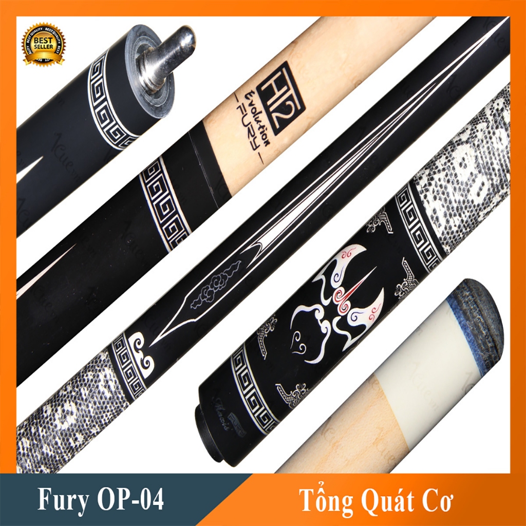 Cơ, Gậy Bi-a Fury OP-04 (Công Nghệ Rỗng)