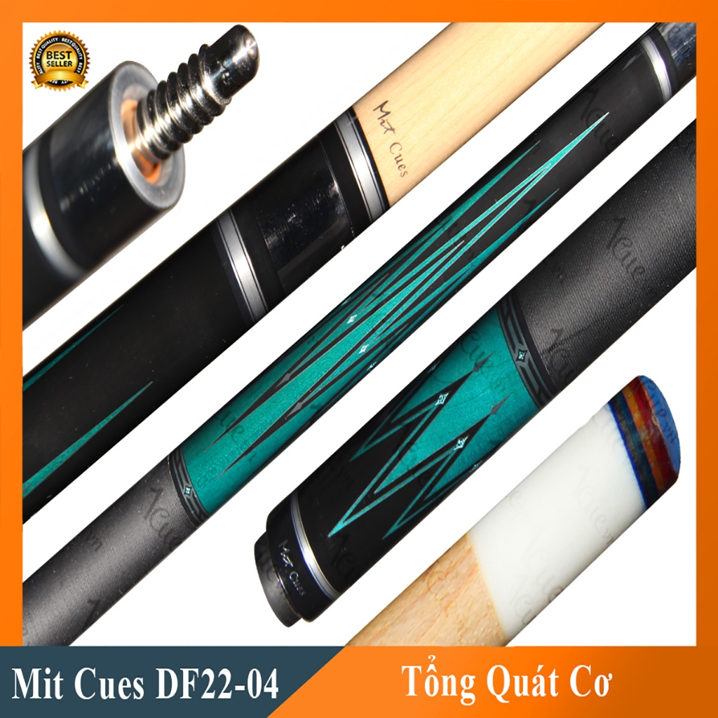 Cơ,Gậy Bi-a Mit Cues DF22-04 ngọn nguyên bản