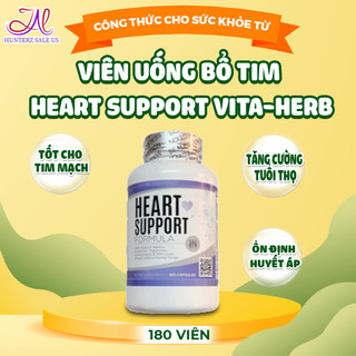 Viên uống bổ tim heart support vitaherb