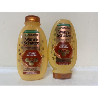 Hàng Đức Bộ dầu gội xả tinh chất mật ong – Garnier Wahre Schatze Gruner Honig Schatze