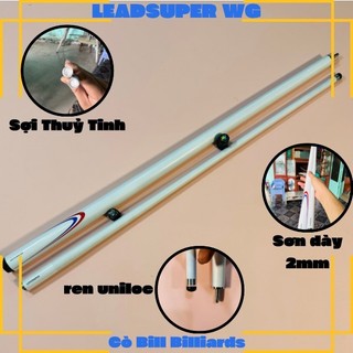 Cơ bida lỗ Leadsuper WG (full cây sợi thủy tinh) (tặng kèm 9 món phụ kiện và sách bida cơ bản)