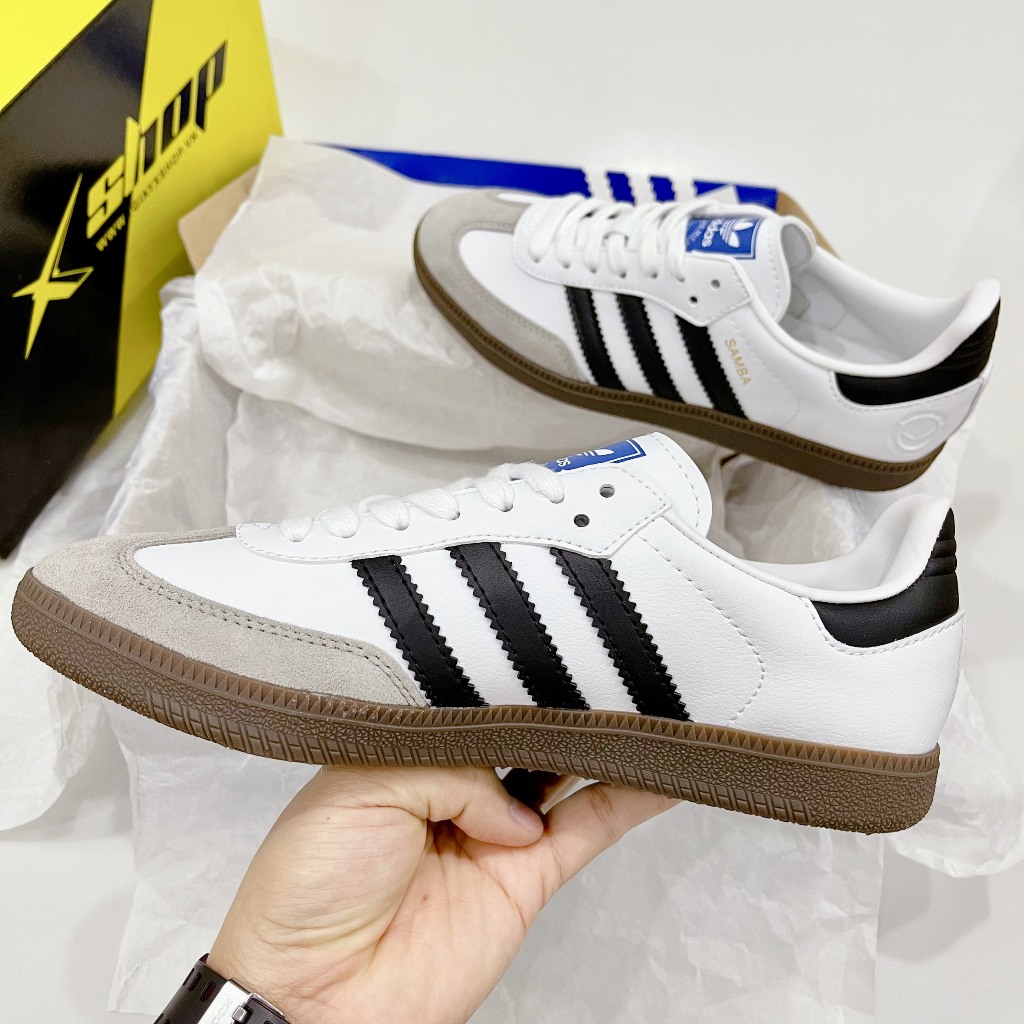 Giày Adidas Samba Classic White Nam Nữ, Giày adidas, giày Samba bản cao cấp Hàng Chuẩn S.Cấp Full Box | BigBuy360 - bigbuy360.vn