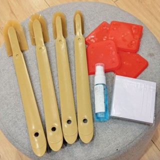 COMBO Bộ Dụng Cụ Vuốt Keo Silicon, Cây Vuốt Keo Silicon, Dụng Cụ Miết Keo Giúp Đường Keo Silicon Đi Đẹp, Cây Chà Ron