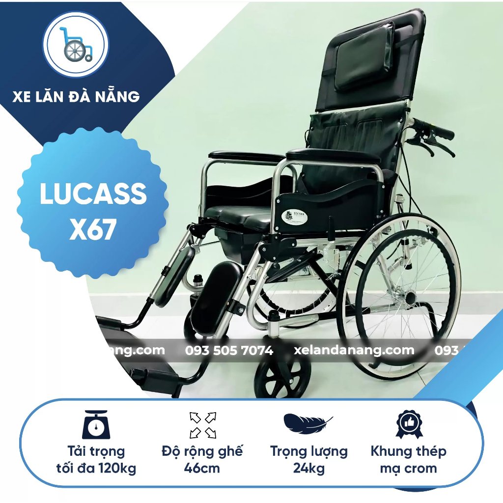 XE LĂN ĐA NĂNG LUCASS X67 - XE LĂN ĐÀ NẴNG - MUA TRỰC TIẾP FREESHIP NỘI THÀNH