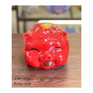 Heo họa tiết gốm sứ Bát Tràng