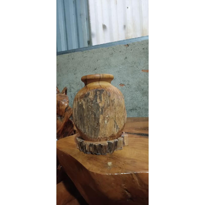 Bình Hoa gỗ Lũa Decore, Phụ Kiện Trang trí Nhà Cửa, Lọ Hoa Gỗ Tự Nhiên,decore Home stay nhà hàng quá