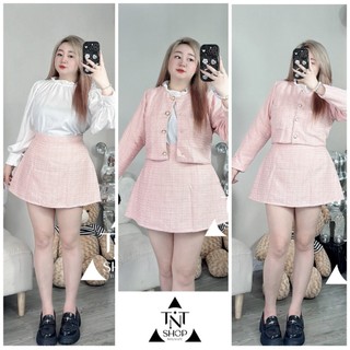 Set tiểu thư kèm áo bèo trắng
