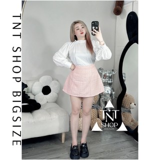 SET TIỂU THƯ BIGSIZE 3 MÓN ÁO BÈO TRẮNG KÈM KHOÁC + CHÂN VÁY FORM A [TNT SHOP BIGSIZE 60KG 90KG]