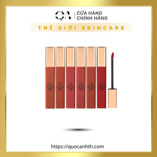 Son Kem Lì Mịn Mượt 3CE Velvet Lip Tint bản vuông