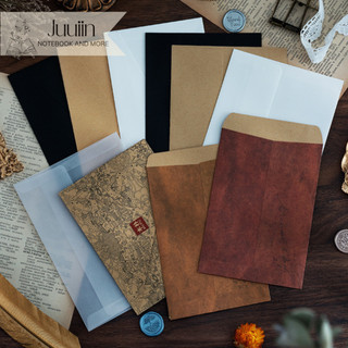 Phong bì thư giấy màu sắc vintage hoài cổ
