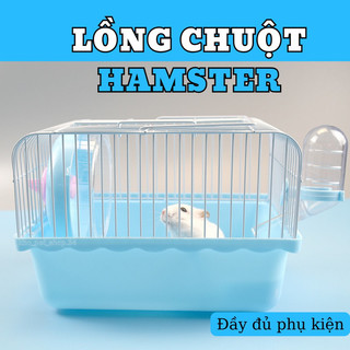 Lồng chuột Hamster đầy đủ phụ kiện. Chuồng Hamster xong sắt siêu bền. Nhà lồng cho thú nhỏ. Chuồng cho chuột Hamster