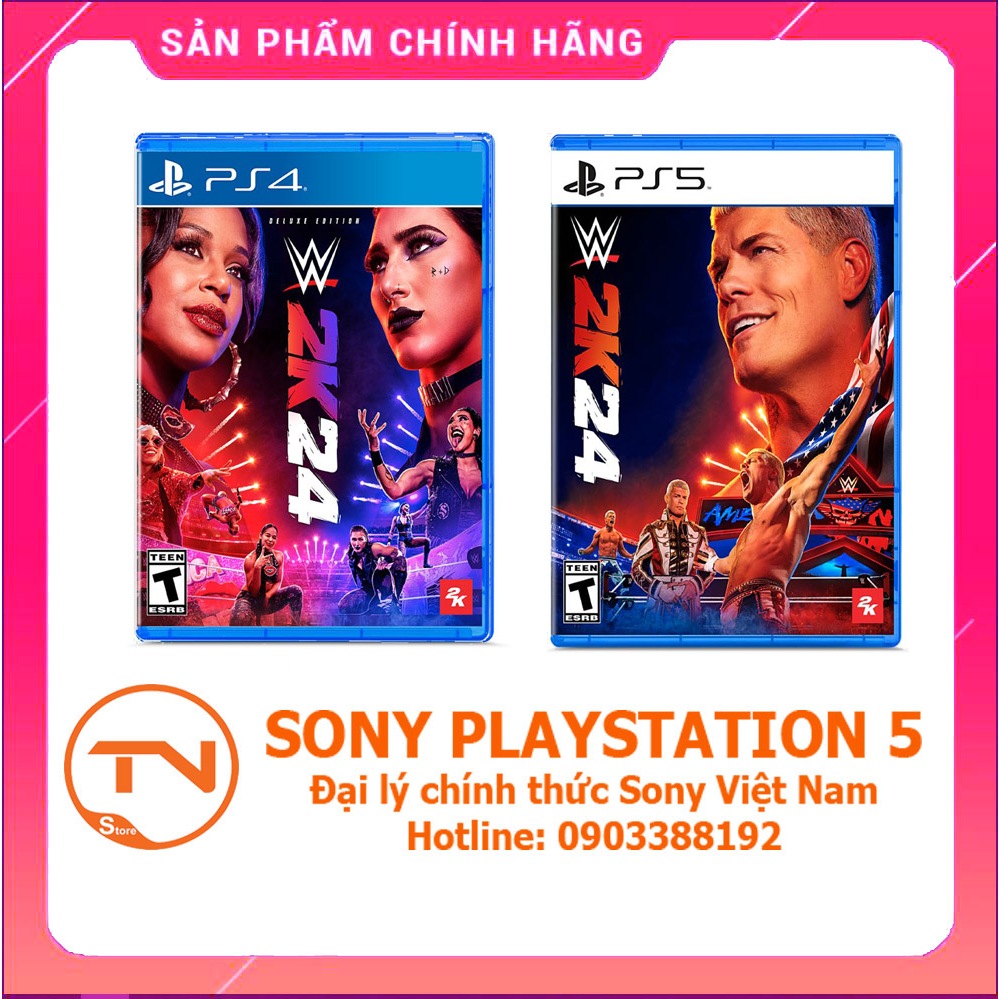 WWE 2K24 - Đĩa game PS4 & PS5