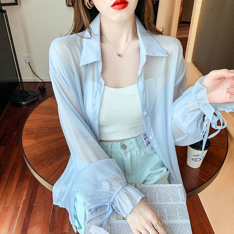 Áo sơ mi nữ tay phồng tiểu thư chất voan mềm, mịn phong cách trẻ trung, cá tính  SM011 LALA STORE | BigBuy360 - bigbuy360.vn