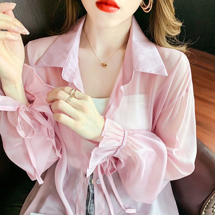 Áo sơ mi nữ tay phồng tiểu thư chất voan mềm, mịn phong cách trẻ trung, cá tính  SM011 LALA STORE | BigBuy360 - bigbuy360.vn