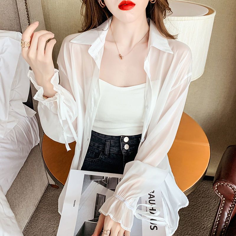 Áo sơ mi nữ tay phồng tiểu thư chất voan mềm, mịn phong cách trẻ trung, cá tính  SM011 LALA STORE | BigBuy360 - bigbuy360.vn