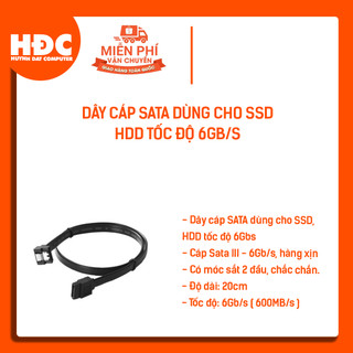 Dây cáp sata dùng cho ssd, hdd tốc độ 6gb/s