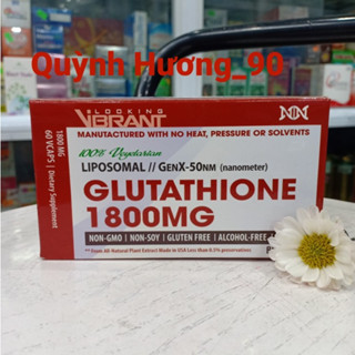 ( Chính Hãng ) Viên uống GLUTATHIONE 1800mg lọ 60 viên giúp làm chậm quá trình lão hóa,kéo dài tuổi thanh xuân