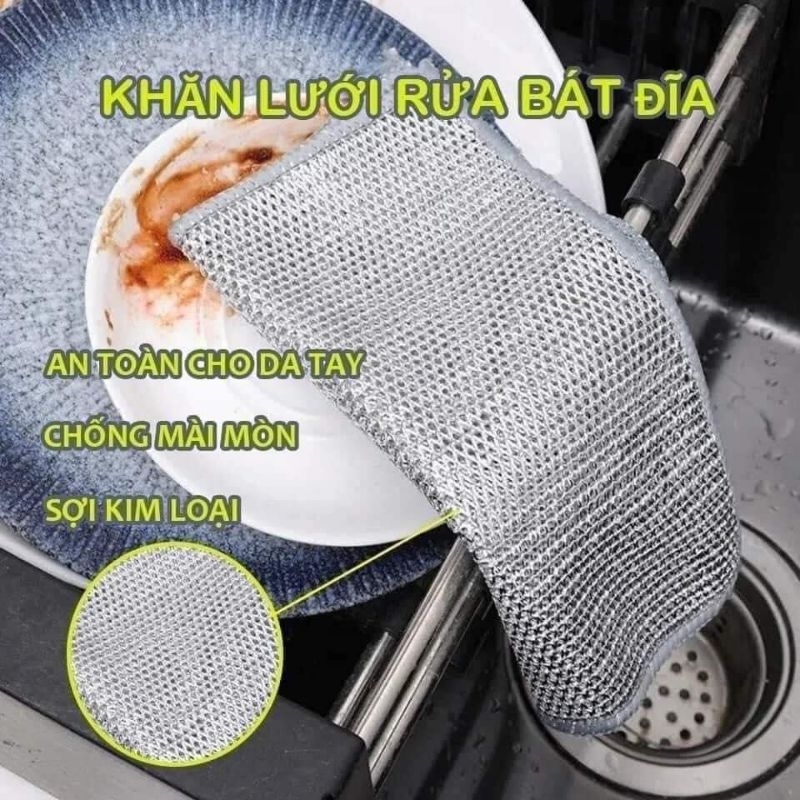 KHĂN LƯỚI RỬA BÁT CHUYÊN DỤNG
