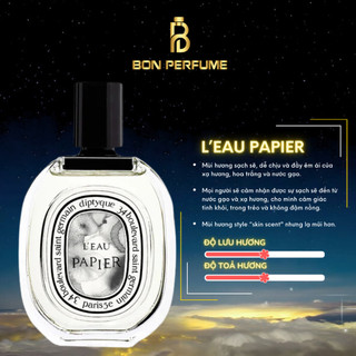 Nước hoa unisex l'eau papier edp 10ml