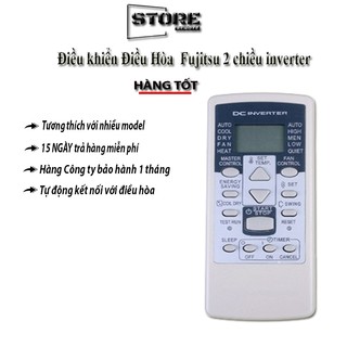 Điều khiển máy lạnh fujitsu 2 chiều inverter nút xám ar-rcd1c/gsa35lkc chất lượng tốt