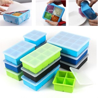 Khay trữ đông silicon Khay làm đá có nắp