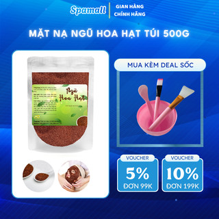 500g ngũ hoa hạt đắp mặt, mặt nạ ngũ hoa giúp giảm mụn, mờ thâm, hạt đình lịch nguyên chất