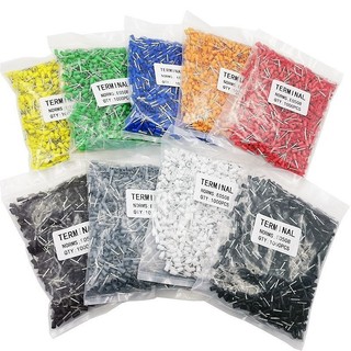 Đầu cos pin rỗng, cos pin VE, đầu cos kim rỗng thông dùng cho dây điện từ 0.5mm2 - 10mm2.