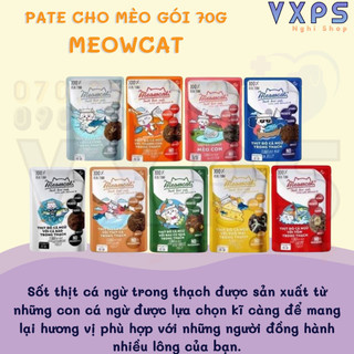 Pate Meowcat gói 70gr - Pate mèo Meowcat