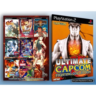 Đĩa game ps2, ultimate capcom fighting collection cho máy ps2