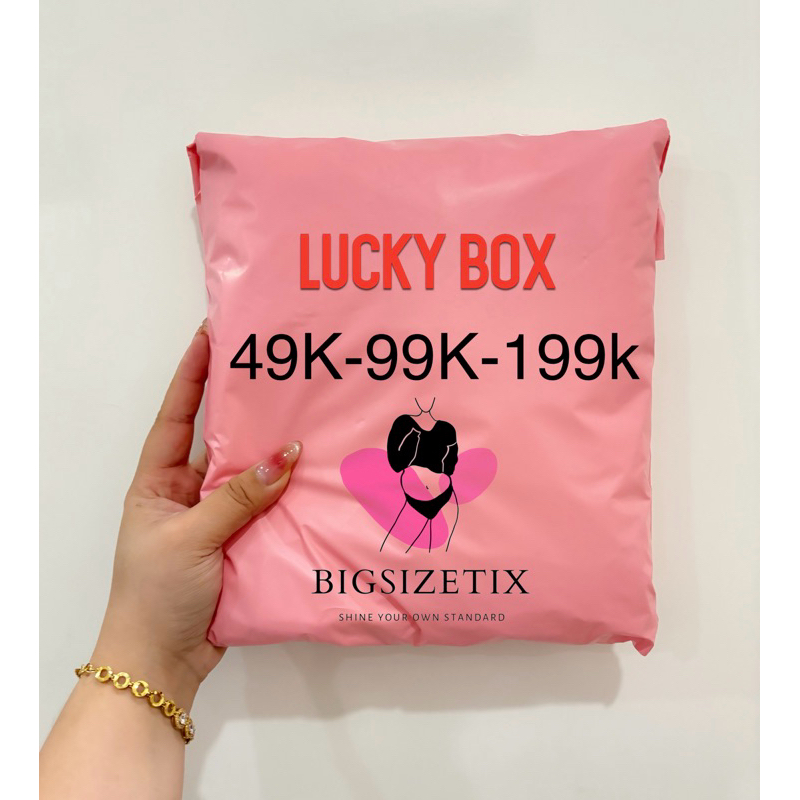 BIGSIZETIX Lucky box may mắn, test nhân phẩm 49k-99k-199k bạn sẽ không lỗ đâu 50-90kg