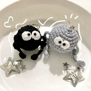 Móc khoá bồ hóng ghibli bằng len handmade