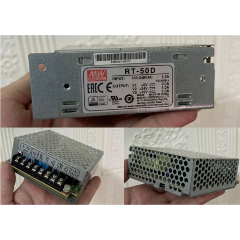 Nguồn Xung Mean Well RT-50D, RQ-50D