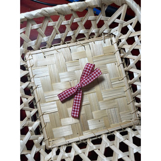[SẴN] Kẹp tóc gingham siêu đáng iu
