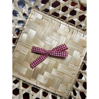 [SẴN] Kẹp tóc gingham siêu đáng iu