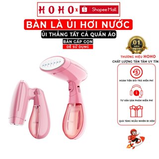  Bàn là hơi nước HOHO cầm tay công suất 1500W kiểu dáng mới nhỏ gọn tiện lợi ủi bay mọi vết nhăn trên quần áo 