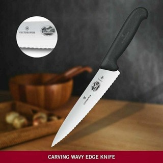 (CHÍNH HÃNG) DAO THÁI VICTORINOX 19-22CM ( RĂNG CƯA CHỈ CÓ ĐEN)