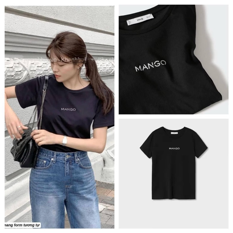Áo thun nữ Mango auth vợt sale | Mango 17020167