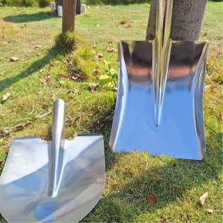 Xẻng inox xúc nông sản thủy hải sản xúc đất làm vườn xẻng inox chịu lực chịu nhiệt chống rỉ sét dày 1.1mm