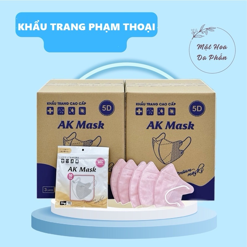 [HÀNG TẶNG KHÔNG BÁN] KHẨU TRANG PHẠM THOẠI AK MASK - KHẨU TRANG Y TẾ 3 LỚP KHÁNG KHUẨN CAO CẤP