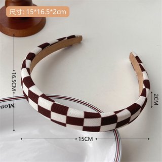 [BCT012] Băng đô, bờm cài tóc tone màu nâu be